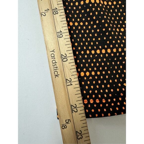 Nike Women's Dri Fit Epic Run Printed Capri Black/Orange Size M - Picture 4 of 16